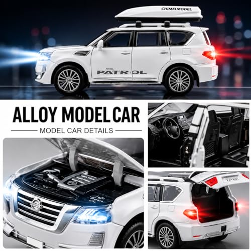 Image of Magicwand 1:32 Scale Die-Cast Nisssan Patrol with 6 Openable Doors,Pull Back Action,Blinking Lights & Music【Colors as Per Stock】【Pack of 1】