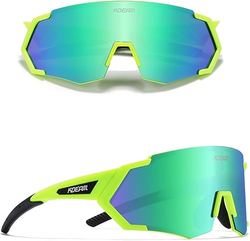 Miniatura 40 de Gafas de sol polarizadas deportivas para mujeres y hombres, UV400, gafas de ciclismo, béisbol, correr, pesca, al aire libre, resistentes al viento