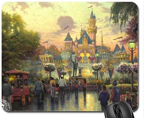 Disneyland 50th Anniversary Mouse Pad, Mousepad (Amusement Parks Mouse Pad)