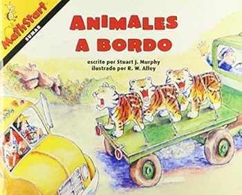 Paperback Math 2009 Spanish Mathstart Reader Grade K Animales a Bordo Book