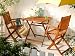 Produktbild SEDEX Balkon-Set Gartenmöbel Gartenset - 1 Klapptisch + 2 Klappstühle Balkonset - Modell Linus - NEU