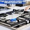 Ferrochef 11 Inch Stainless Steel Heat Diffuser Plate Induction/Gas/Glass Cooktop Converter Plate with Removable Handle, Durable and Heat Conductive #2