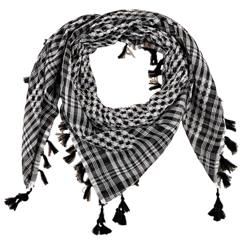 TUKRPQMRI Bufanda Shemagh versátil for la Cabeza for Musulmanes, pañuelo árabe Keffiyeh for la Cabeza, tácticas árabes de Dubái, Bufanda Envolvente for el Cuello Arabi/183