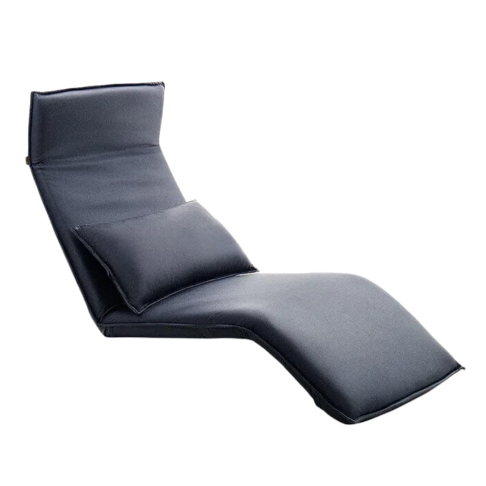 WQQYU6HKF sofa chair Foldable Tatami Floor Chair with Washable Cover Adjustable Recliner Lazy Sofa living room chair(Gris)