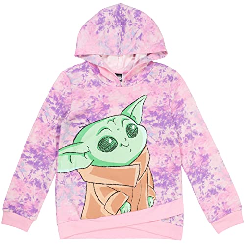Sweat Star Wars Grogu fille violet fini les caprices du matin pour s'habiller en taille 6
