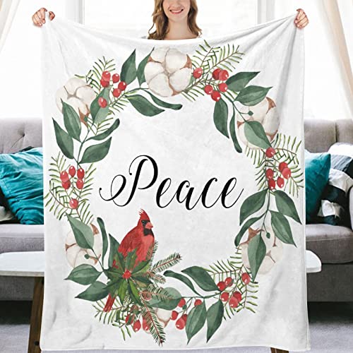 Couverture de canapé en flanelle Noël plaid lit doux 130x150cm - 8