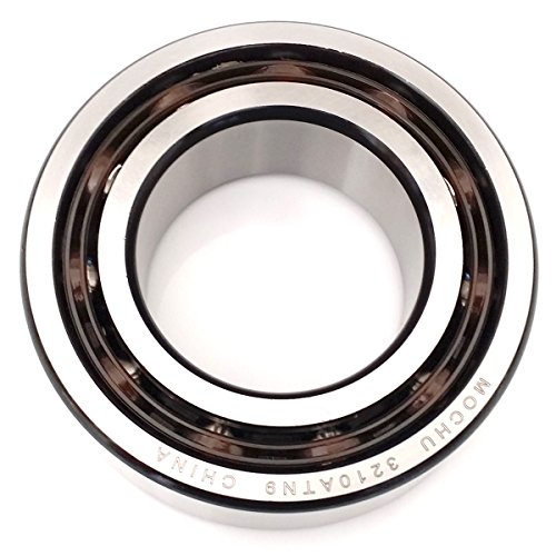 MOCHU Bearing 3210 3210ATN9 3210A 5210 50x90x30.2, Bore 50mm, OD 90mm, Width 30.2mm, Double Row Angular Contact Ball Bearings, Open, Plastic Cage