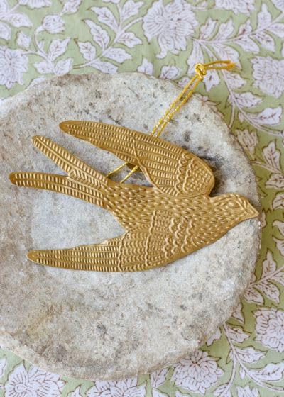 Ex-Voto Lune Symbolise Notre Moi Profond Métal Laiton Patine Antique Dimensions : H 9 X L 5 Cm