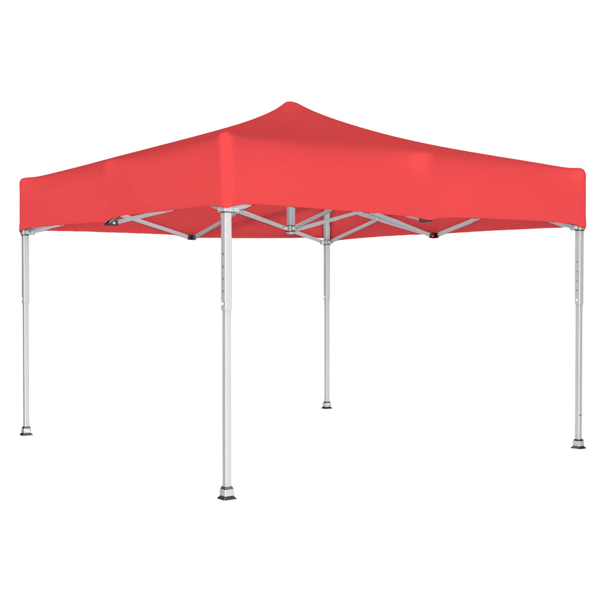 Ugaoo Waterproof Gazebo Tent/Canopy 10 x 10 ft for Outdoor & Terrace Garden- Red