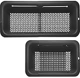 LASSHSWA Collapsible Colander for Kitchen, Over the Sink Strainer Basket for Kitchen, Fruit Pasta Food Strainer Expandable Plastic Colander BPA Free (Black)