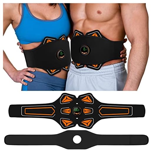 BLASET ABS Stimulator, Abdominal Toning Belt Trainer, Abs Workout Equipment, Ab Sport Exercise Belt for Men and Women BFB-8