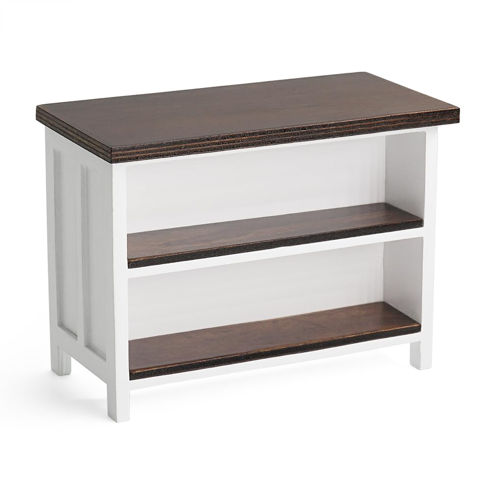 Porte Extérieure Miniature En Bois Pour Maison De Poupée 1:12 | Dimensions 13,6x19,5 Cm, Avec Vitre Et Moulures | Accessoire Décoration Maison De Poupée WINOMO