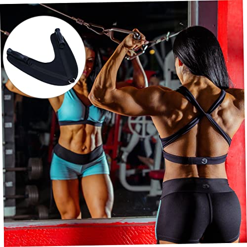 Parliky V1462RB387KGPV Ab Crunch Harness Strap - V-Shape Cable Machine Attachment For Abdominal Workout, Nylon Resistance Band Accessory, Heavy-Duty Fitness Ab Exercise Belt thumb #6
