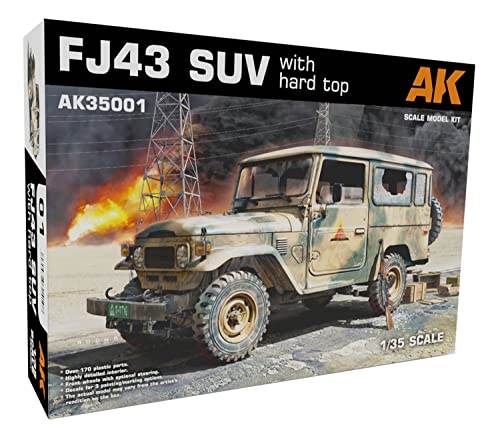 Modelo plástico SUV militar 4x4 escala 1:35 miniatura 1