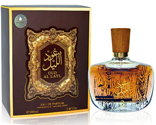 عطر عربي او دو بارفان من عود الليل 100 مل عطر عطر العربي يدوم طويلا للرجال والنساء للجنسين..