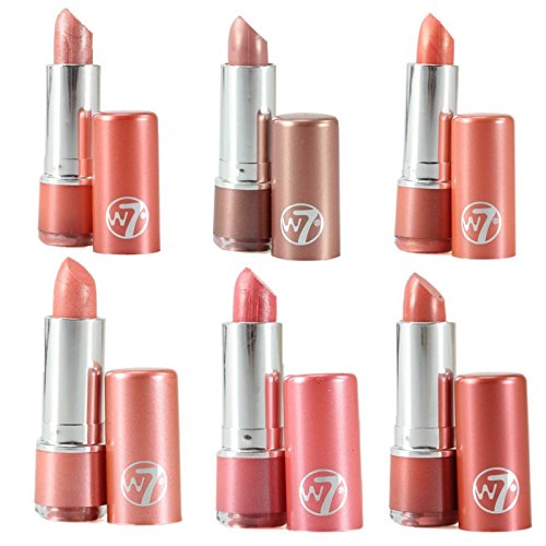Set Of Six W7 W.Seven Lipsticks - coral & peach range