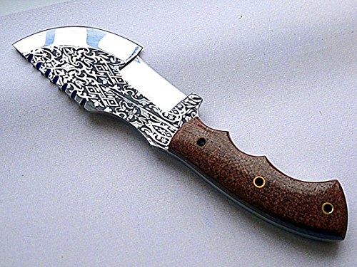 Poshland TR-39 Handmade 440c Steel 10.0' Inches Tracker Knife - Jute Micarta Handle