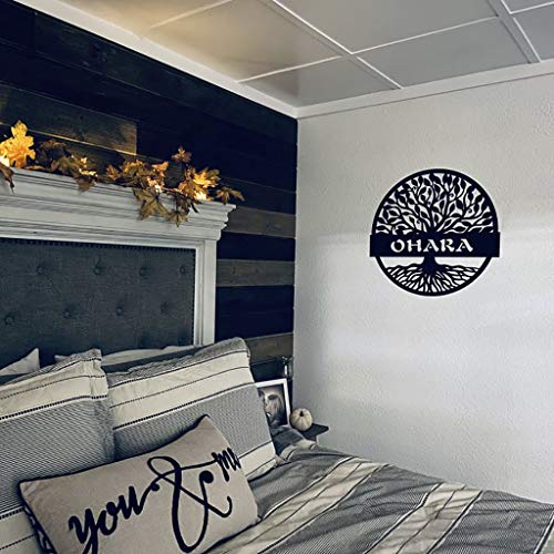 Genuine Realsteel Brand I Tree Of Life Metal Monogram I Last Name Sign I Personalized Metal Sign I Outdoor Wall Décor I Garden Décor I Metal Art I Welcome Sign #TOP5