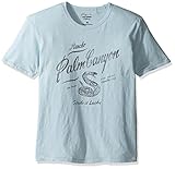 Lucky Brand Men's Palm Canyon Graphic Tee, Spring Blue Slub, Large