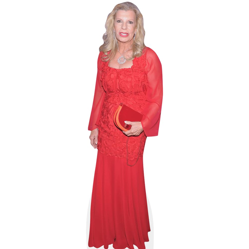 Yasmin Aga Khan (Red Dress) Life Size Cutout