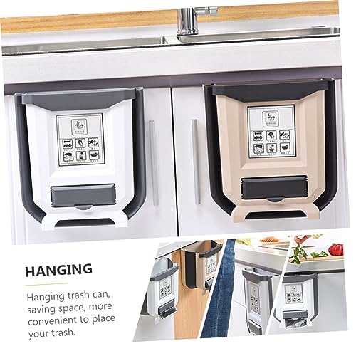Caneca plegable rectangular para puertas color blanco miniatura 6