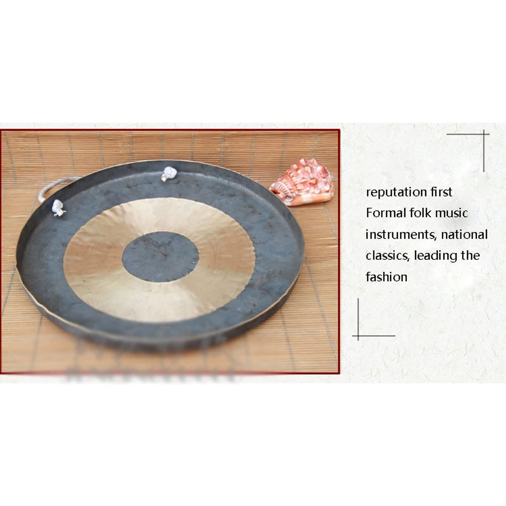 gong tibetano instrumentos musicales platillos El gong de apertura de 35-80 cm es muy adecuado para terapia de sonido, gong de meditación familiar o de oficina(Color:40cm,Size:)