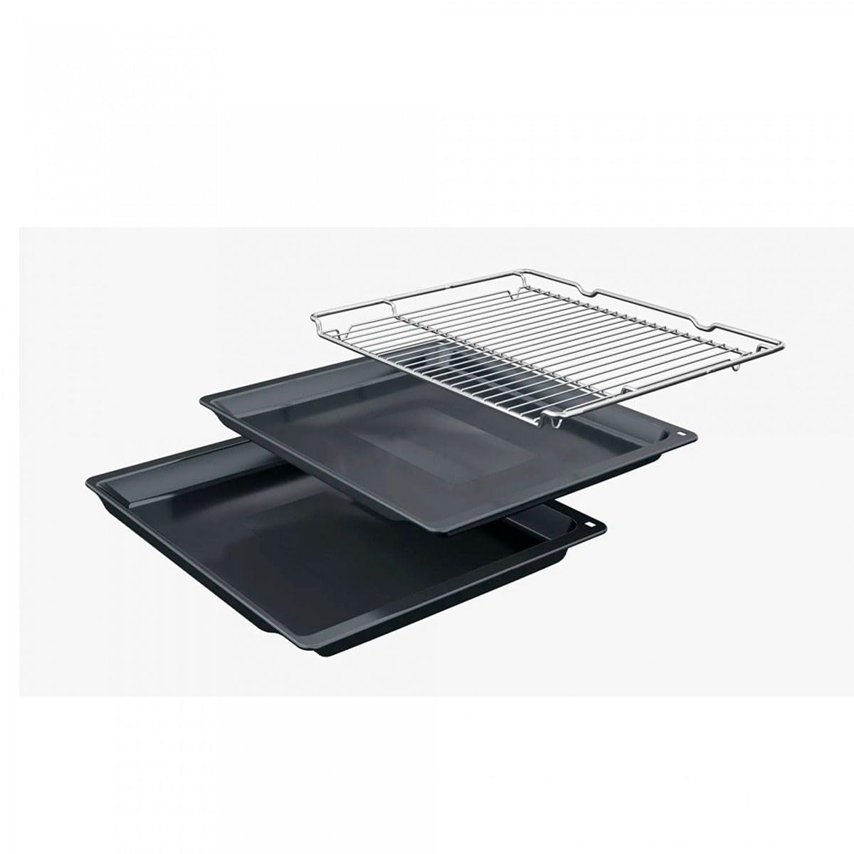 Bosch - Horno Multifunción, 60 cm, Serie 8, Electrónica TFT TouchControl, AirFry, Función Assist, Home Connect, Pirólisis, Negro, HBG7741B1