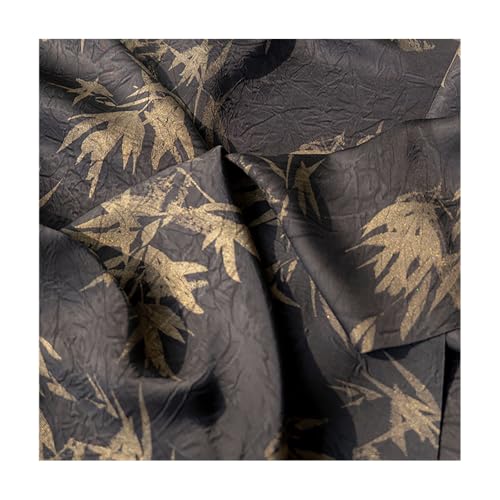 Tissu au mètre motif bambou pour coudre une robe d'été douce