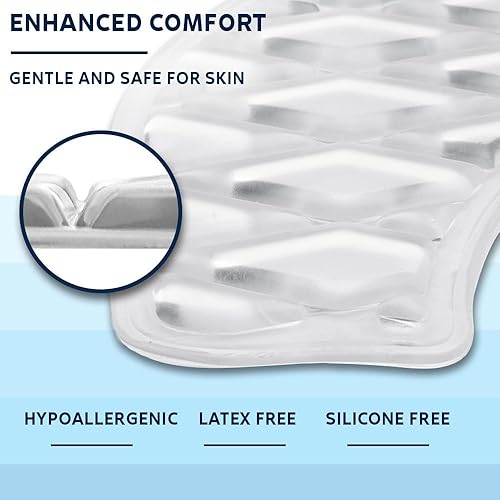 Miniatura 3 de Morvat Cojín de gel para asiento de inodoro, cojín elevador acolchado lavable para inodoros y silla cómoda, máxima comodidad y apoyo para alivio del