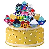 Bricolaje: se puede diseñar y decorar para el pastel, lo hermoso es práctico para diseñar el estilo que desee para agregar un ambiente alegre a su fiesta de cumpleaños.