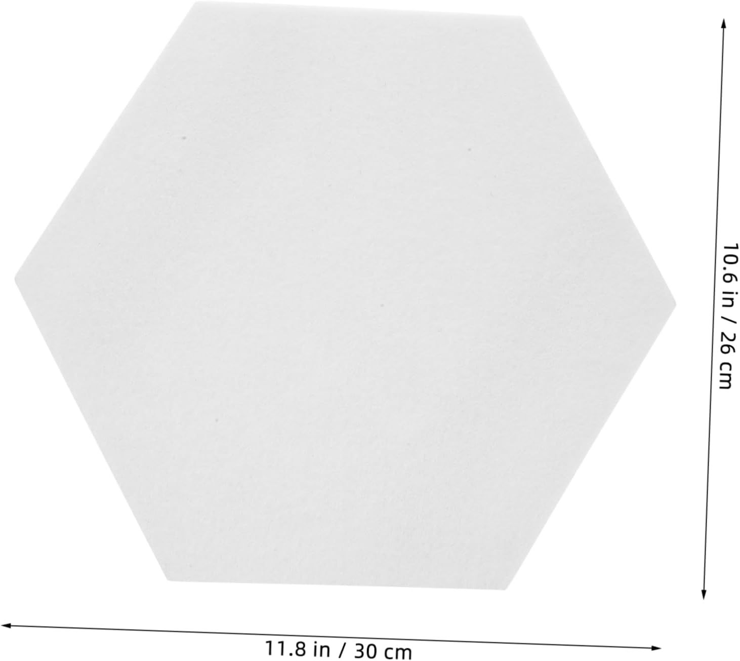 VILLCASE 4pcs Hexagon Felt Bulletin Boards Self Adhesive Memo Wall Tiles for Home Office Classroom Decor Versatile Display for Notes Photos and Memos Felt Material Easy Installation