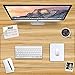 Awnour Clear Desk Mat on top of desks - 36 x 17 inches - Clear Transparent Plastic Desk Protector - Desk Writing Mat for Office and Home