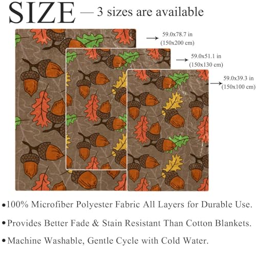 Couverture polaire pommes de pin anti-froid microfibre 150x200 - 5