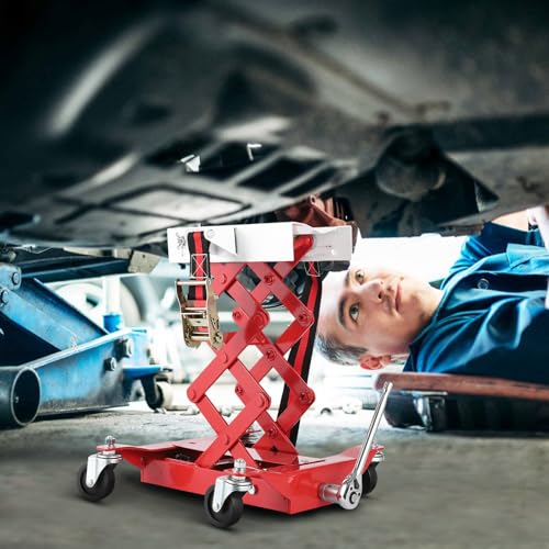 Vroomsteel PAU_0LJ39M5I-VUJ5Q 450 Lbs Heavy-Duty Transmission Jack thumb #5