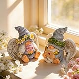 Exzalt Engel GNOME Dekoration für Mama Heilende Engelsschwingen GNOME Geschenke für Frauen Weihnachten Heimdekoration Ornament Gedenkgeschenke (Engel)