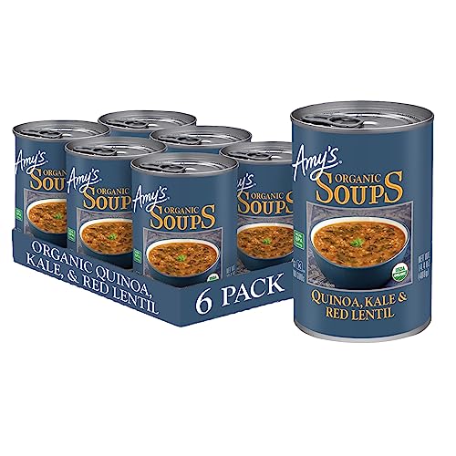 Amy's Soup, Vegan, Gluten Free, Organic Kale, Quinoa and Red