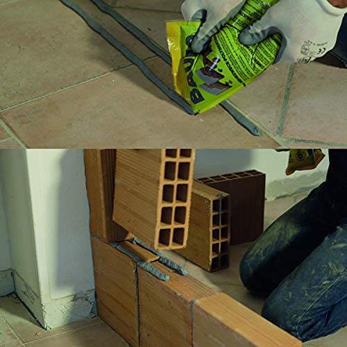 Bauer Instant Polymer Cement 4-Pack|Ready-To-Use Alternative To Mortar And Adhesives. Versatile For Repair Of Cracks On Concrete, Tile, Stone And Brick. Convenient, Durable And Easy To Store #TOP4