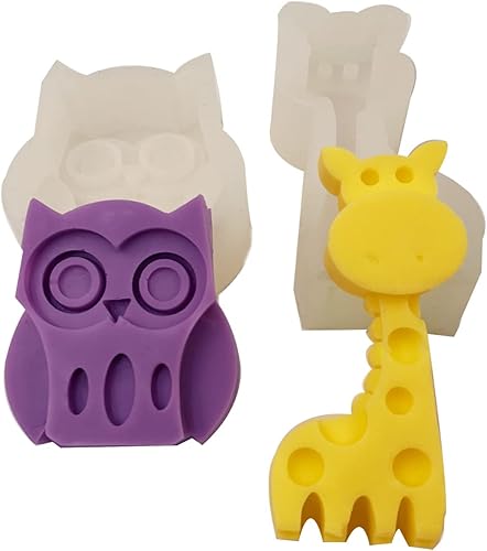 Moldes de jabón, moldes de silicona para velas de jabón, moldes de jabón para fabricación de jabón, suministros de jabón para bricolaje,