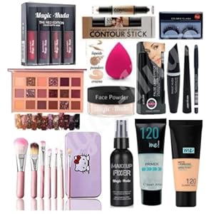 Magic Huda Waterproof HD Makeup Kit Combo For Women & Girls All Products In 1 Kit Set Of-16