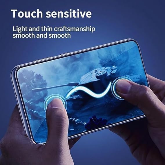 Image of [1+1 Tempered Glass for OnePlus Nord 5 5G with Camera Lens Protector Edges to Edge Screen Glass Protector 9H Hardness - (Pack of 2)