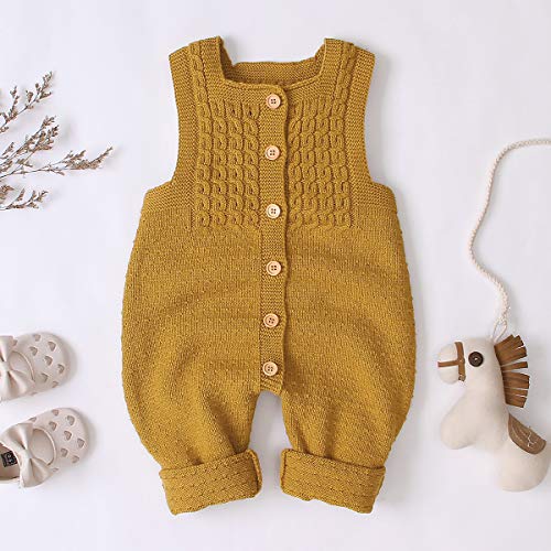 Haokaini - Tutina unisex per neonato, a maglia