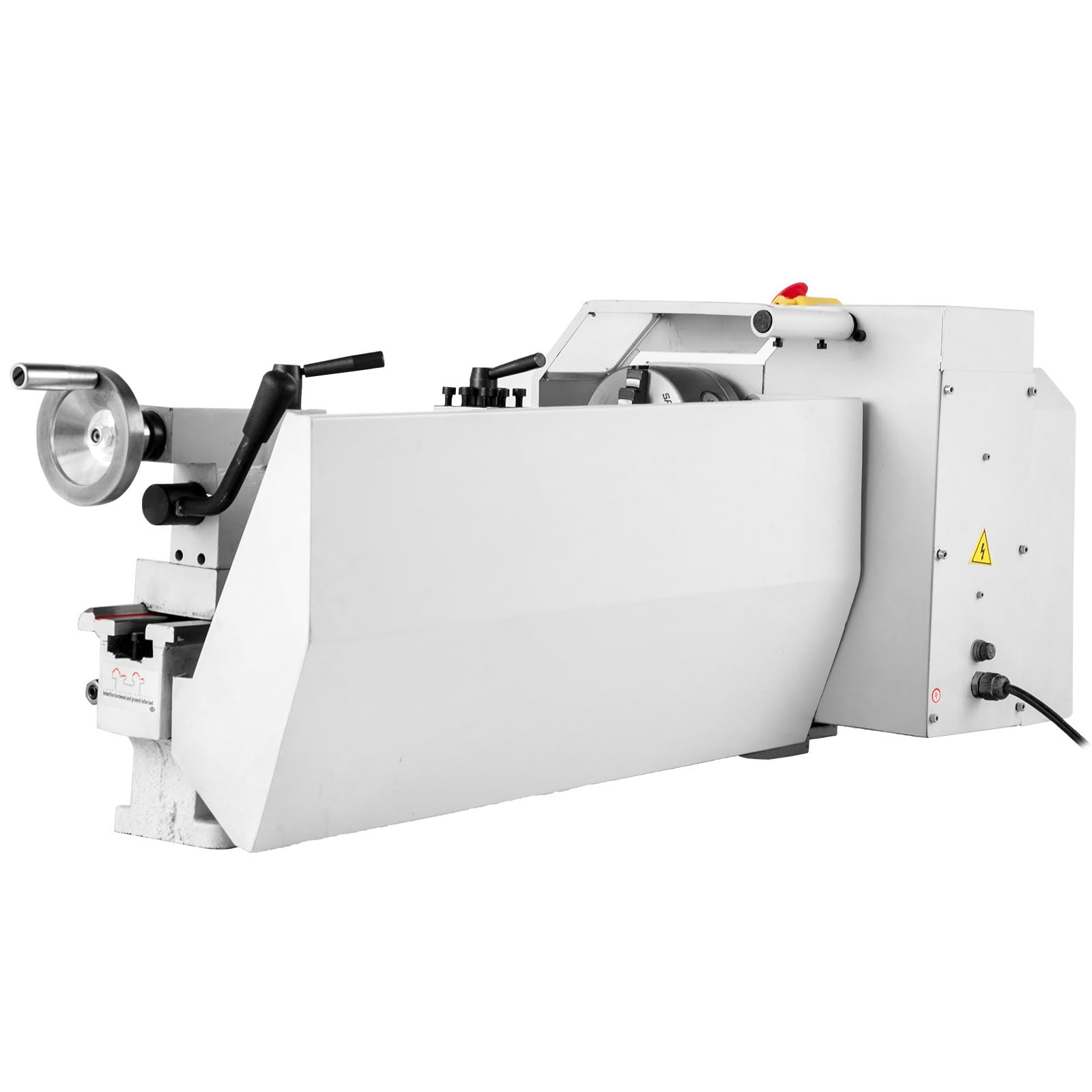 Precyzyjna mini tokarka do metalu 200 x 350 mm, 600 W profesjonalna elektroniczna zmienna prędkość 50–2500 obr./min, uniwersalna tokarka frezująca do obróbki metali