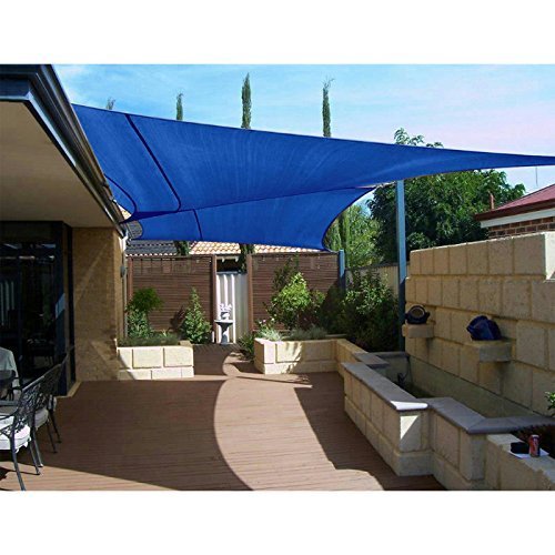 image for Quictent 26 X 20 ft 185G HDPE Rectangle Sun Shade Sail Canopy 98% UV B