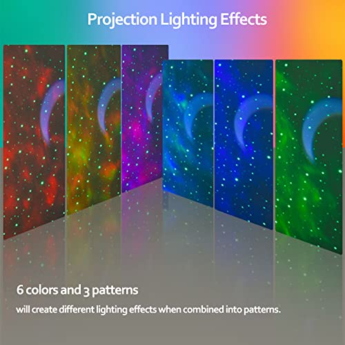 Fansbe Kids Alarm Clock Star Projector, Galaxy Projector Bedroom White Noise, Bluetooth Speaker Alarm Clock Bedroom Snooze Auto-Off Timer Remote Control 14 Soothing Sounds Black #TOP7