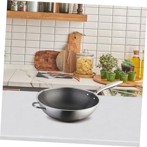 Wok de acero inoxidable UPKOCH tradicional miniatura 4