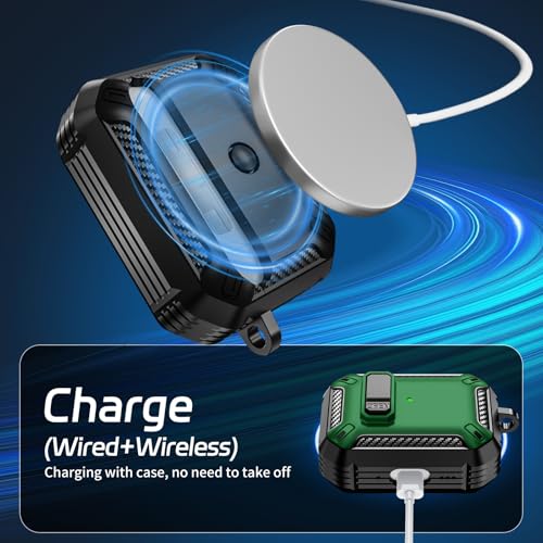Image of for AirPods Pro 3 Case (2025 New), Secure Lock Cases Cover with Cleaning Kit & Keychain Compatible with Airpods Pro 3rd Generation Case for Men Women, Powerful Drop Protection