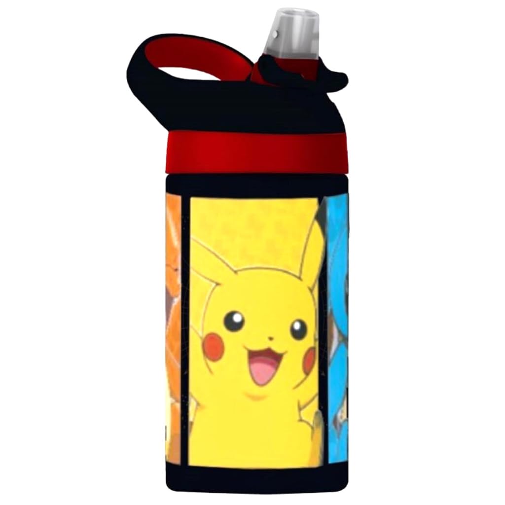 Kids Licensing Unisex Kids Jaune Pokemon Pikachu Children's Bottle