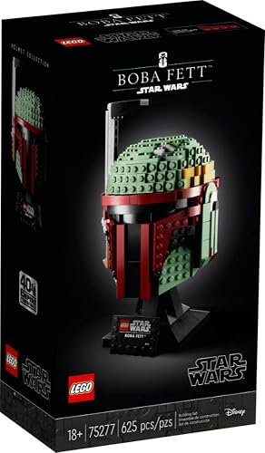 LEGO Star Wars Boba Fett Helmet 75277 Collectible Building Kit (625 Pcs),Multicolor