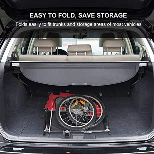2-in-1 Double 2 Seat Bicycle Bike Trailer Jogger Stroller with Handle Bar and Wheels Bike Hitch Safety Flag, 20 Inch Wheel Size, Foldable Bike Wagon Trailer