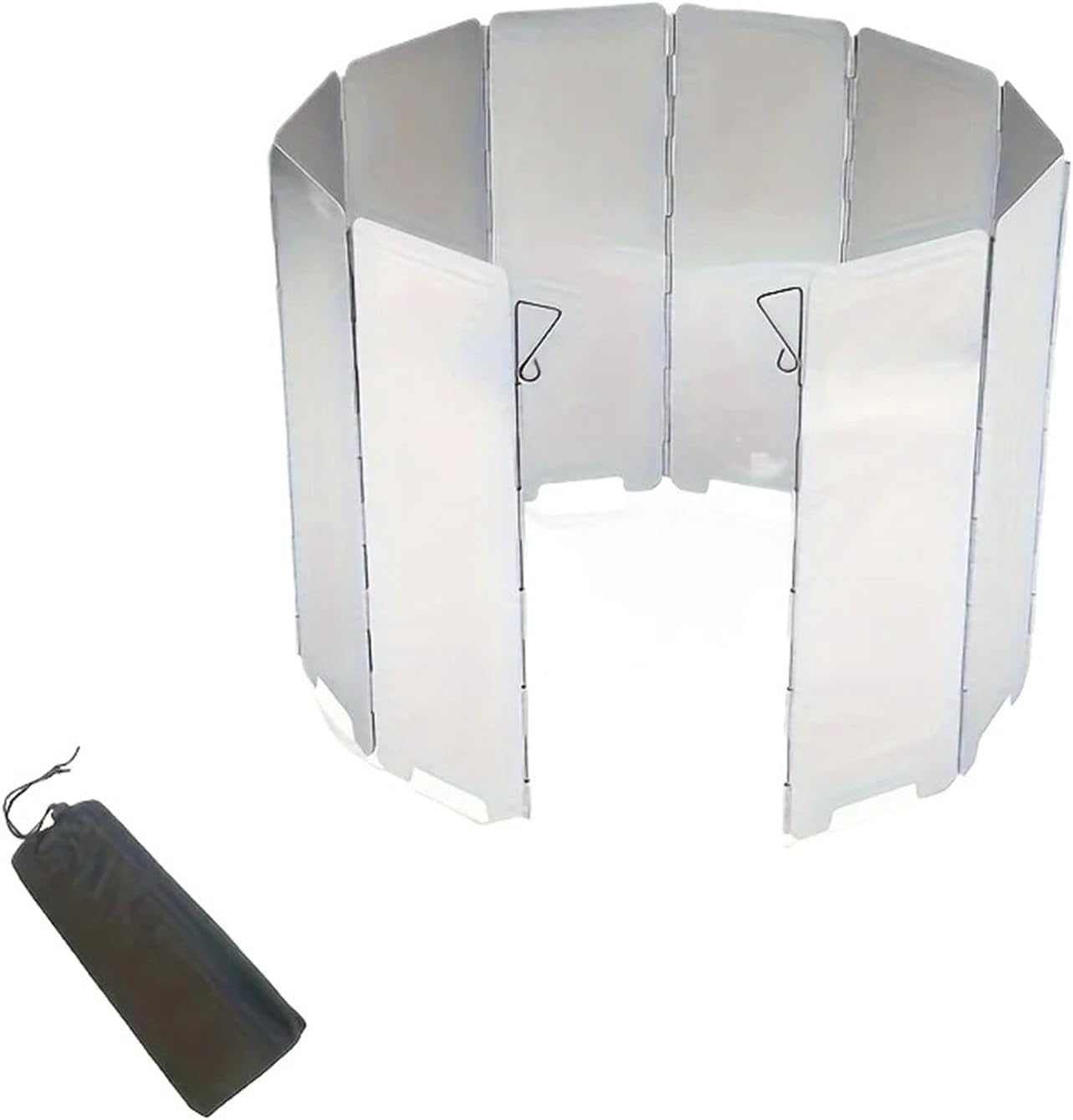 k3Mq9Rw Versatile for multiple scenarios Foldable camping stove windscreen, ideal for outdoor camping and cooking